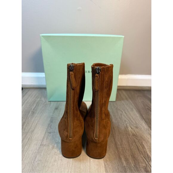 AQUAZZURA Saint Honoré 50 suede ankle boots Size EU41/US11 $950 - Picture 9 of 12